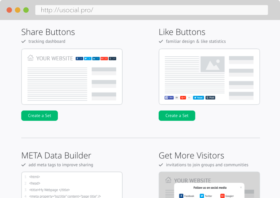That add. Макер. Login Page social Network buttons